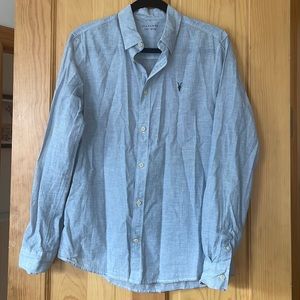All Saints Lightweight Cotton/Linen Button Down